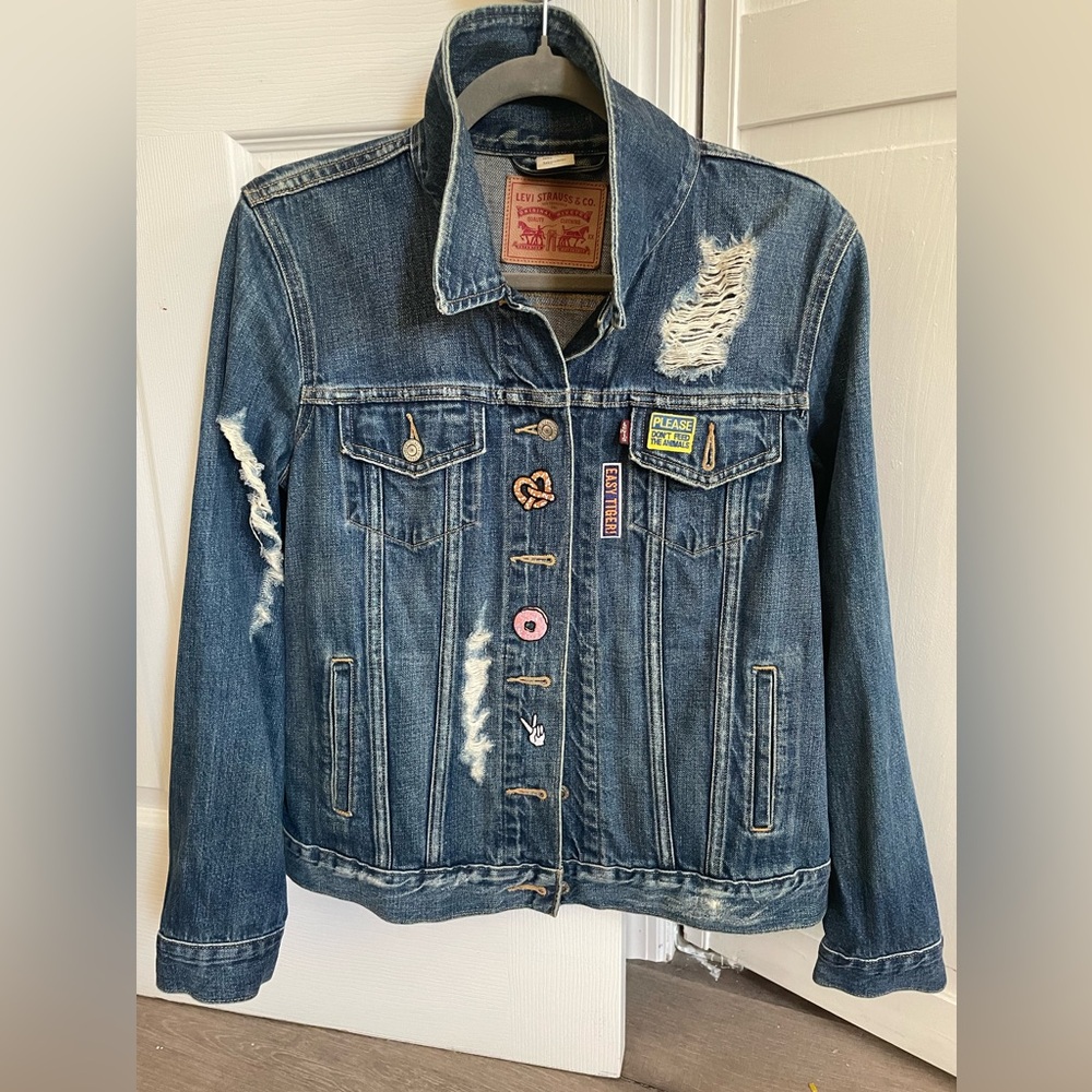 Levi's Blue Denim 90s trucker jacket